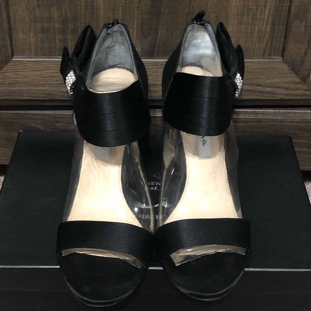 NINA Cosmos LS Black Dress Sandal Heels - Picture 4 of 4